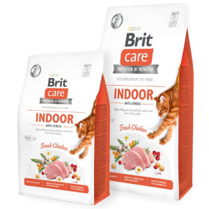 BRIT CARE CAT INDOOR sausā barība kaķiem Vista 2kg